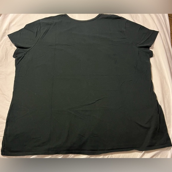 EUC JMS Hummingbird Graphic Black T-Shirt Women’s 4XL Glitter Embellishments - Picture 8 of 8